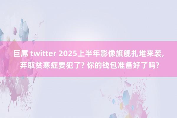 巨屌 twitter 2025上半年影像旗舰扎堆来袭, 弃取贫寒症要犯了? 你的钱包准备好了吗?