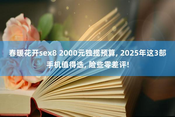 春暖花开sex8 2000元独揽预算, 2025年这3部手机值得选, 险些零差评!